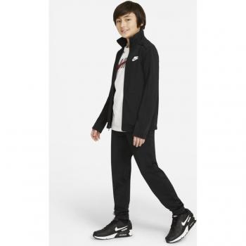 Chándal de niños Nike Sportswear Futura negro y blanco, talla M