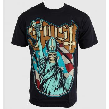 Ghost Men's T-Shirt - Statue of Liberty - Black - ROCK OFF XXL