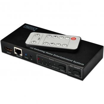 Digitus Fast Switching - Switch HDMI 4x mando a distancia