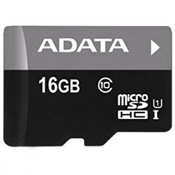ADATA Premier 16GB Class 10 UHS-I U1 MicroSDHC Memory Card with Adapter