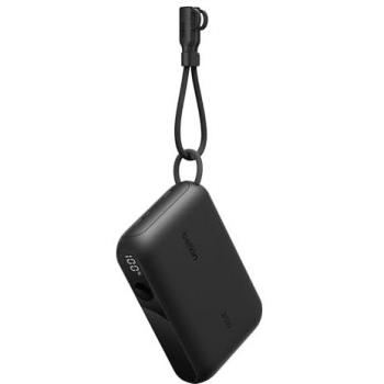 Powerbank Belkin BoostCharge 10000 mAh con Pantalla LED, Carga Rápida 20W y 2 Puertos USB-C, Negro