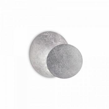 Aplique LED Integrado Interior Tick 1 Luz Metal Plata 3000K