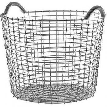 Korbo – Classic 24 – cesta de alambre metálico – galvanizado/diámetro 38 cm