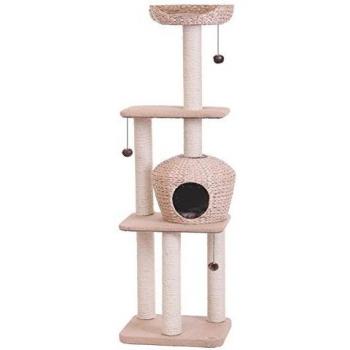 Árbol para gatos Nobby Nanuk 50x40x156cm color marrón claro