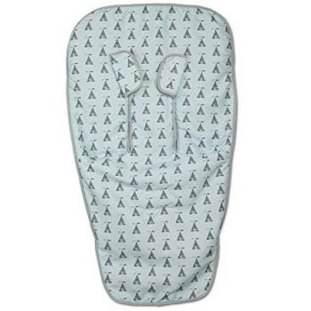 Babyline Tepee - Colchoneta para silla, unisex, color agua marina