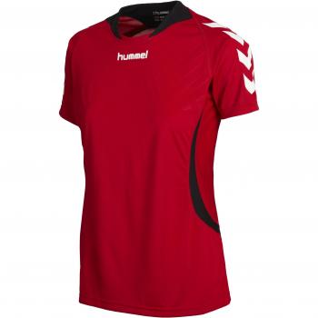Hummel Team Player - Camiseta para mujer, tamaño XL, color auténtico red
