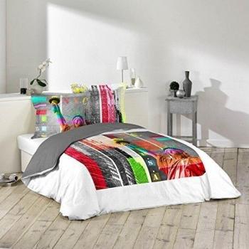 Douceur D'Intérieur  - 1641190, Funda De Edredon 2 Personas , 240 X 220 Cm , Colored Usa , Estampado 42 Hilos Motivo Centrado