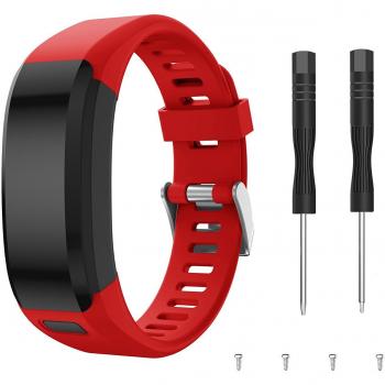 TOPsic Garmin Vivosmart HR Correa, Accesorios Banda de Reloj de Silicona Suave Ajustable Reemplazo diseñado para Garmin Vivosmart HR Smart Sport Reloj