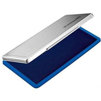Pelikan 331124 - Almohadilla de tinta para sellos, tamaño XL , 160 mm x 90 mm, color azul y metal