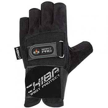 Chiba Wristguard Protect - Guantes de entrenamiento con protector de muñeca para hombre negro negro Talla:extra-large