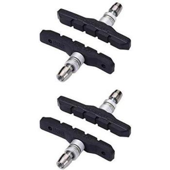 BBB 2905730401 Zapatas Freno, Bremsschuhe MTB Veestop Standard Bbs-04, Schwarz, 4er Set, 2.905.730.401, Negro, Talla Única