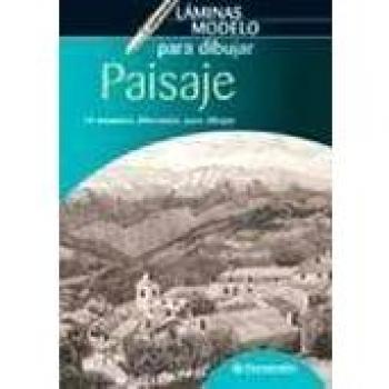Láminas modelo para dibujar paisaje