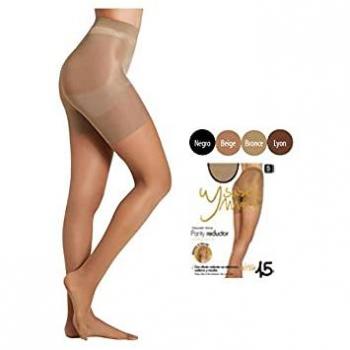 YSABEL MORA - Panty reductor mujer 15 denier bronce