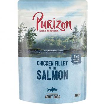 Purizon 24 x 300 g en bolsitas para perros - Pack Ahorro - Salmón