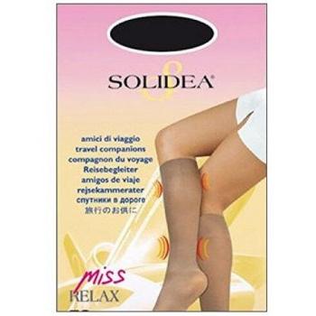 Medias de compresión Miss Relax 70 Den hasta la rodilla, 12-15 mmHg, tamaño 2 M, color pimentón