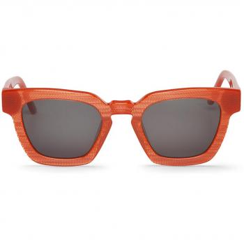 Mr. Boho - Gafas de sol unisex cuadradas de acetato color rojo
