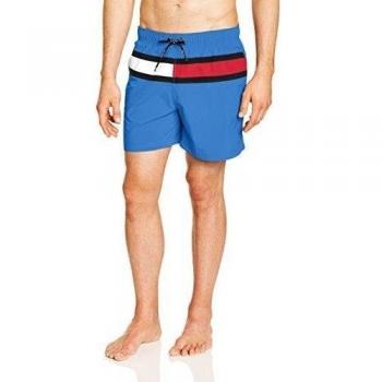 Tommy Hilfiger Flag Trunk - Bañador para hombre, Blau
