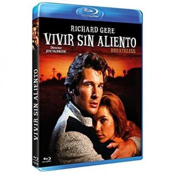Vivir Sin Aliento BD Carátula Reversible 1983 Breathless [Blu-ray]