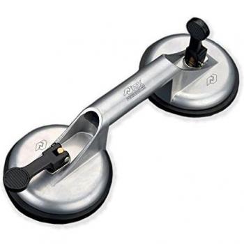 Ferrestock FSKASA002 Ventosa doble de elevación en aluminio de 12cm de diámetro