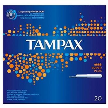 Tampax Aplicador de tampones Super Plus 20 unidades, 200 g
