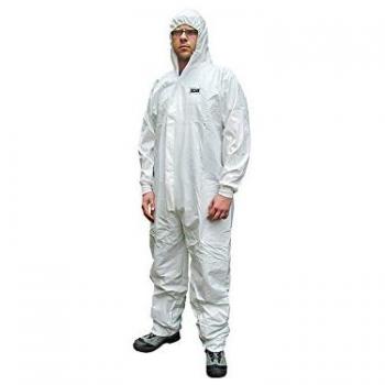 Scan WWDOL56 Type 41400 Chemical Splash Resistant Disposable Coverall - White