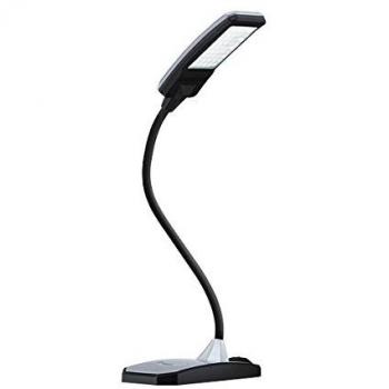 Lámpara de Escritorio LED Hansa Twist 6W, 300 Lúmenes, Flexo, Altura 390 mm, Acabado Plateado, Vida Útil 30.000 Horas