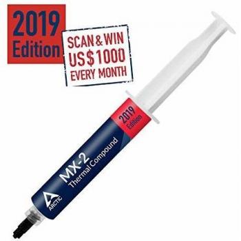 Arctic MX-2 High Performance Carbon Based Thermal Compound Paste (30 Grams) for All CPU Coolers, Heatsink Interface Material