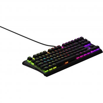 SteelSeries Apex M750 TKL RGB Tenkeyless Mechanical Gaming Keyboard - Aluminum Frame - RGB LED Backlit - Linear & Quiet Switch - Discord Notifications