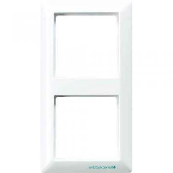 Marco Embellecedor Doble Blanco JUNG 0712137943