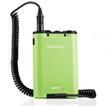 Walimex Pro Powerblock II - Batería externa para flashes Canon 430EZ / 540EZ / 550EX / 580EX / 580EX II / 600EX-RT, color verde