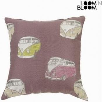 Cuscino florida violetto by Loomin Bloom