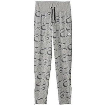 adidas Yg Aa Aop Pt - Pantalón largo para niñas de 11-12 años, color gris