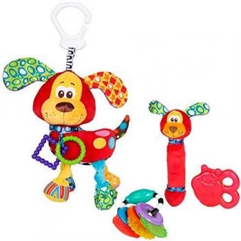 Playgro 0183171 - Set de mordedores, diseño Puppy