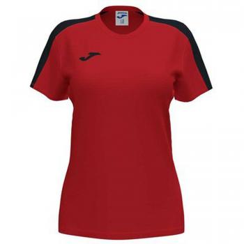 Joma Academy Women's Short Sleeve Jersey Red Black