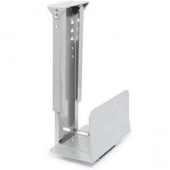 Soporte de CPU Vertical para Mesa 340-540mm Acabado Cromo Mate
