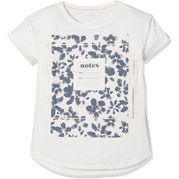 NAME IT Nithannah Oversize Ss Top Nmt, Camiseta para Niñas, Blanco