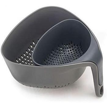 Joseph Joseph Nest - Set de 2 Coladores - Gris