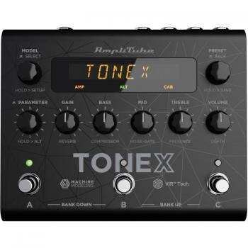 IK Multimedia ToneX AI Modeling Multi-Effects Pedal for Electric Guitar