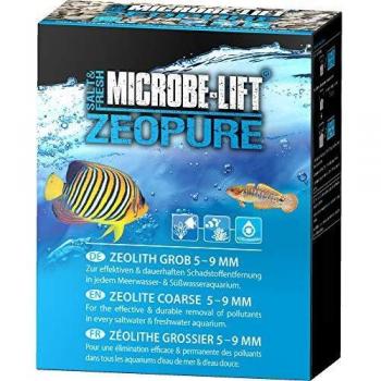 MICROBE-LIFT Zeopure - Medio Filtrante de Zeolita, Ayuda con Las Algas, Toxinas y Metales Pesados en Acuarios de Agua Salada y Dulc