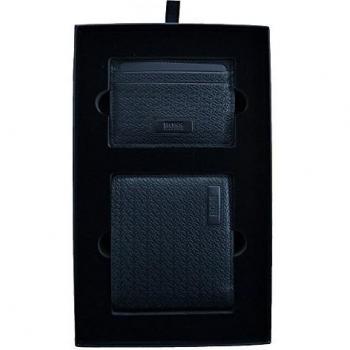 Hugo Boss Men's Hugo Boss Men's Gbh17ps_4cc Coin S Black Wallet And Card Case One Size