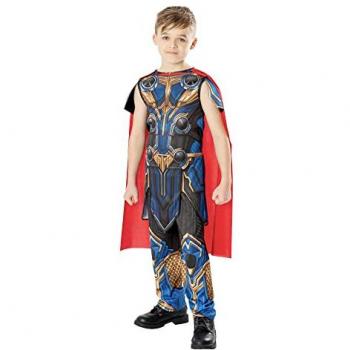Disfraz Infantil Thor Clásico con Capa para Niños de 3 a 4 Años - Oficial Marvel