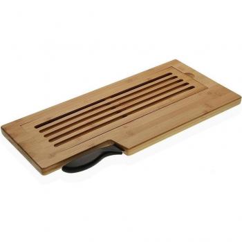 Versa Tabla pan con cuchillo bambú