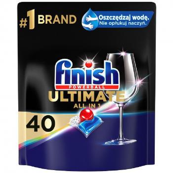 Cápsulas para lavavajillas Finish Quantum Ultimate, 40 piezas, todo en uno, frescas