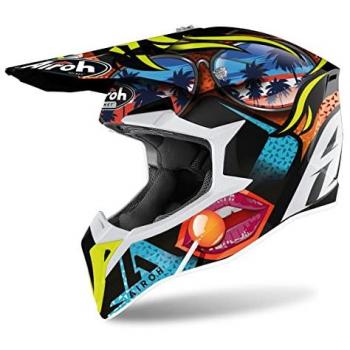 Airoh Wraap Lollipop Casco de Cross Multicolor Gloss M