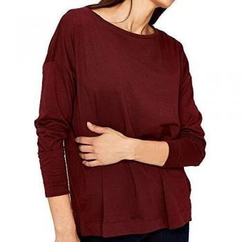Lolë Lamya, Camiseta de Manga Larga para Mujer, Rojo