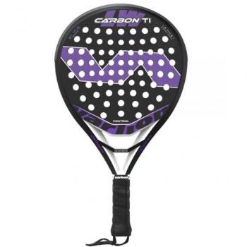 Varlion LW Carbon TI - Pala de pádel de gama alta, fabricada con carbono, tecnología de última generación, diseño aerodinámico, excelente control y potencia, peso ligero, superficie rugosa para mejor efecto en la bola