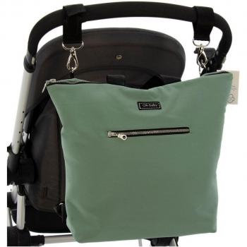 Mochila para sillas de paseo Rosy Fuentes - Mochila multifuncional, diseño ergonómico, material resistente al agua, compartimentos organizadores, correas ajustables, compatible con la mayoría de las sillas de paseo