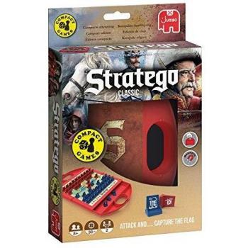 Jumbo - Stratego Compact - Juego de mesa de estrategia para llevar de viaje a partir de 8 años