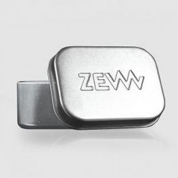 Zew for Men Aluminum Soap Dish - Compact Silver Storage Box