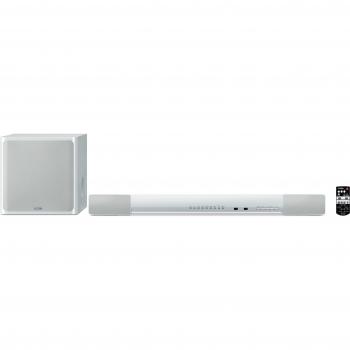 Yamaha YAS-203 - Barra de sonido con subwoofer, color blanco